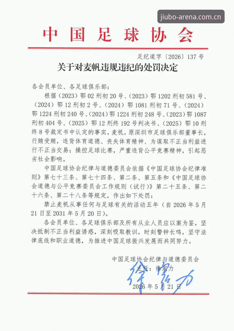 中国足协第三批禁足名单深度评测：65人受罚，行业乱象浮出水面